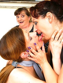 housewives; lesbians; threesome; 